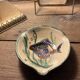 Ceramic bowl signed Diaz Costa – fish design – Spain