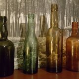 Bouteilles anciennes en verre