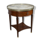 Table bouillotte en acajou, style Louis XVI, fin XIXème