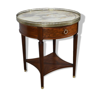 Mahogany Bouillotte Table, Louis XVI style – Late 19th century