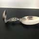 Double Travel Spoon Silver Metal