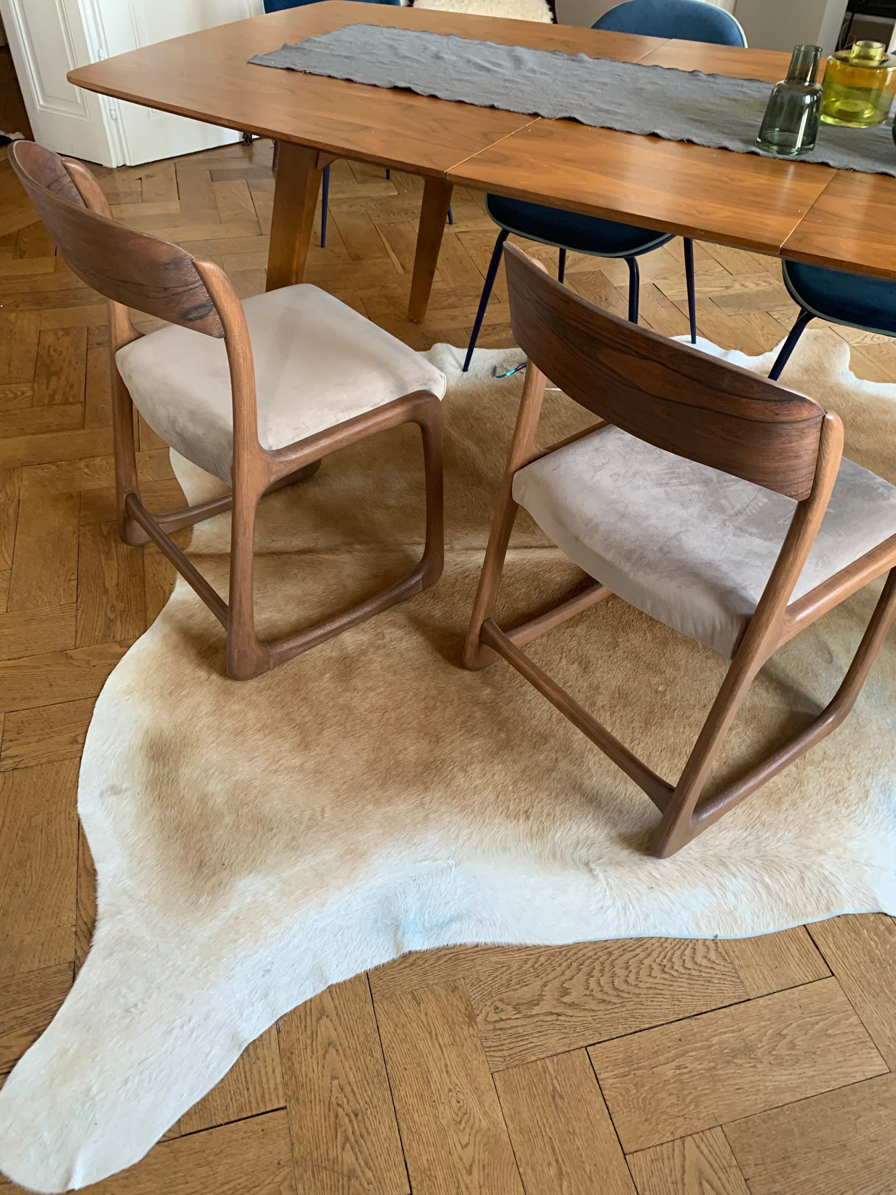 Baumann sleigh chairs