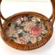 Rattan storage basket from the 50s/60s