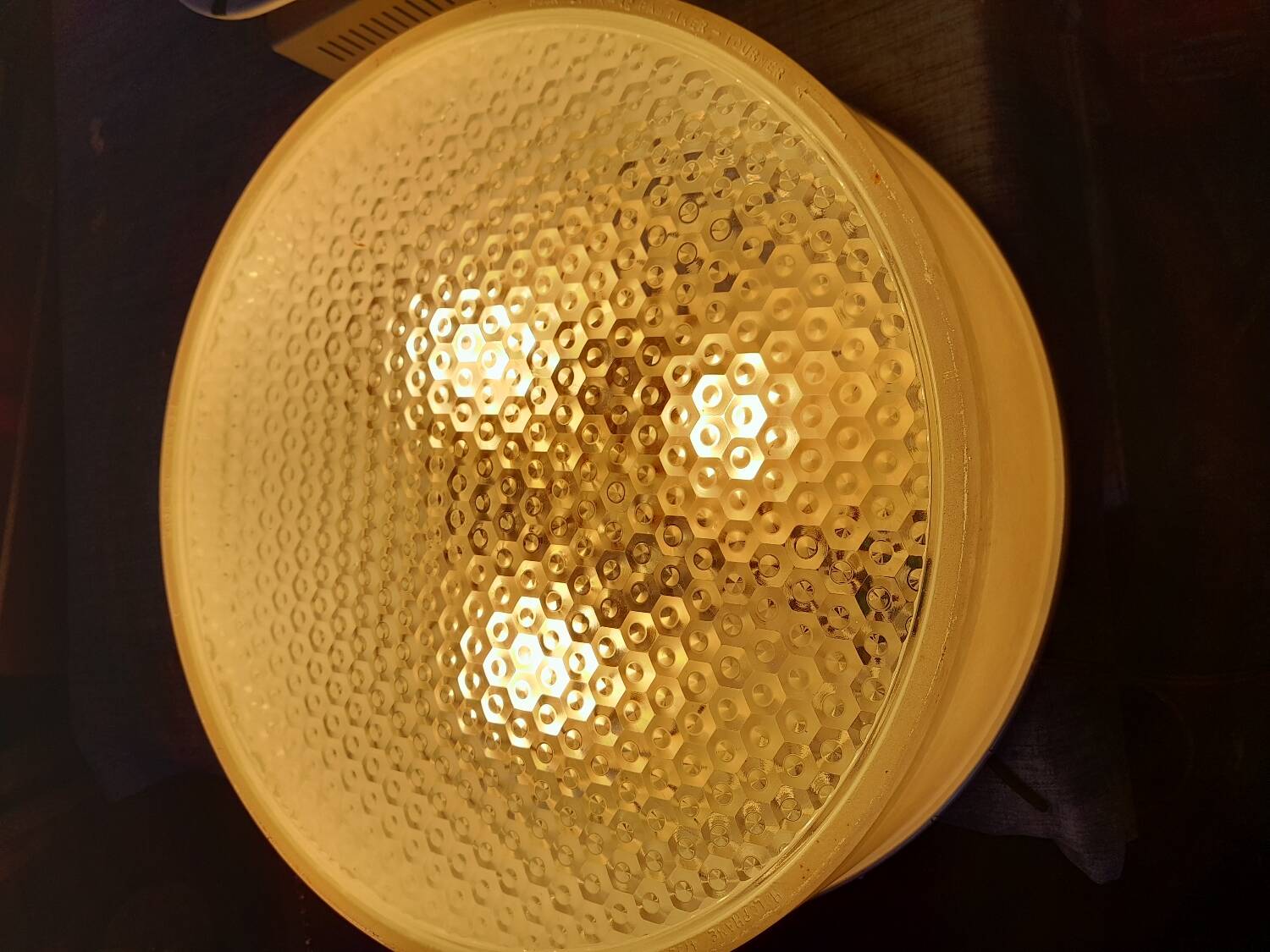 Holophane Prismopal glass wall light