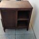 Vintage solid wood bedside sofa end