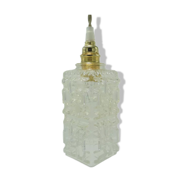 Glass pendant light
