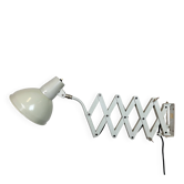 Lampe murale à ciseaux industrielle allemande grise de SIS, années 1960