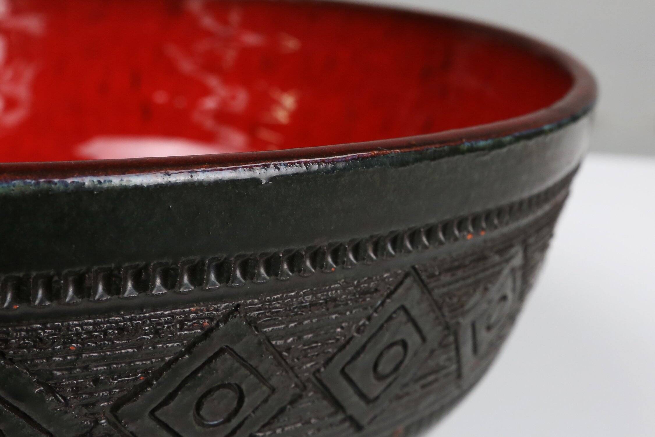 Mid-Century Amphora Bowl by Rogier Vandeweghe, Belgium 1960s