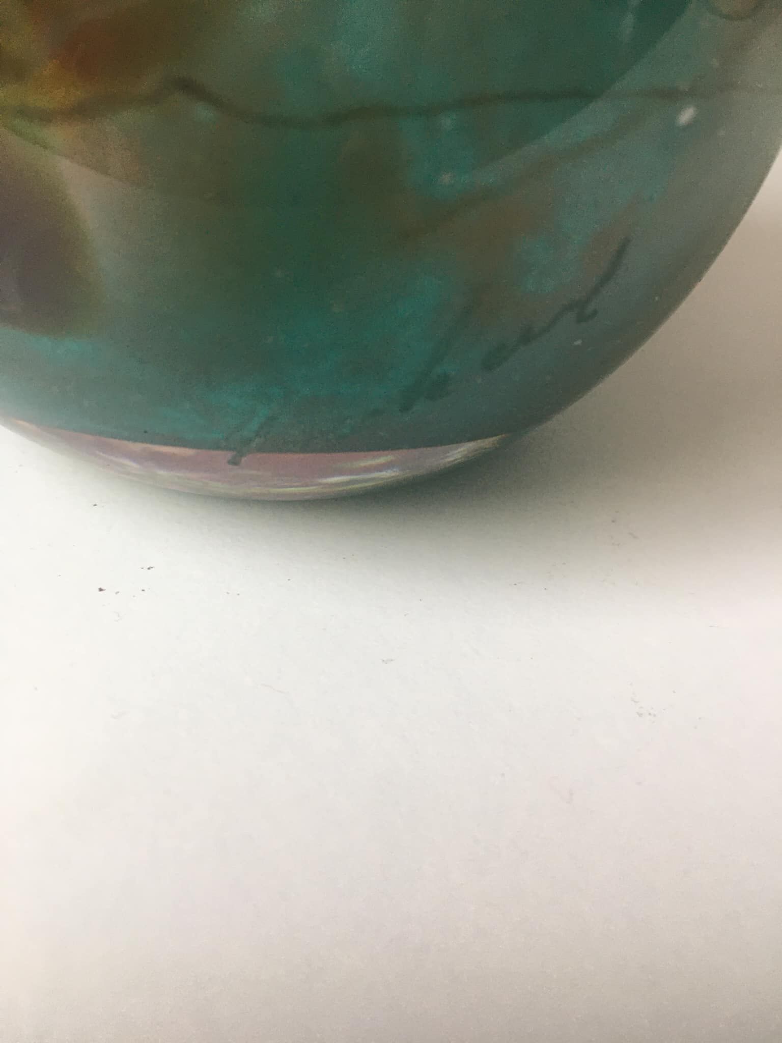 Blown glass soliflora. Very nice color gradient.