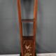 Large Cherry & Walnut Stool, Asian style – Early 20th century