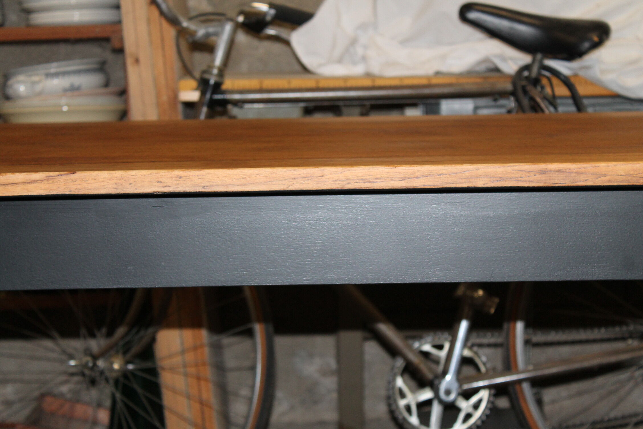 Solid oak farm table