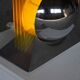 Sergio Giobbi and Patrizia Innocenti for Metalmobili 'Sfera' table lamp, Italy 1970s
