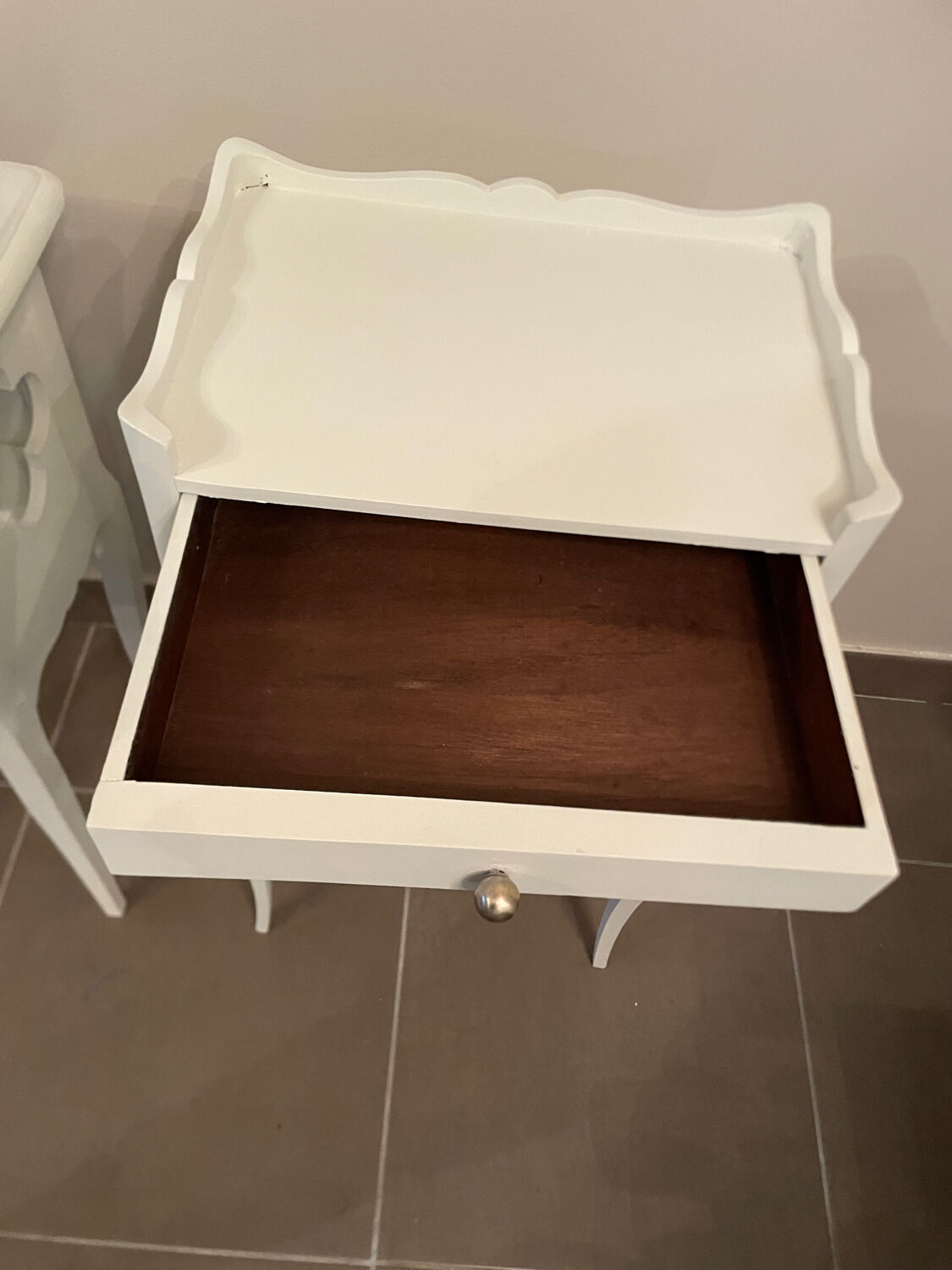 Louis XV style bedside tables