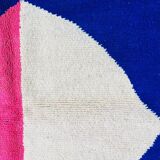 Handmade Moroccan rug, natural wool, 3x2 m.