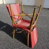 Pair of vintage Parisian bistro chairs