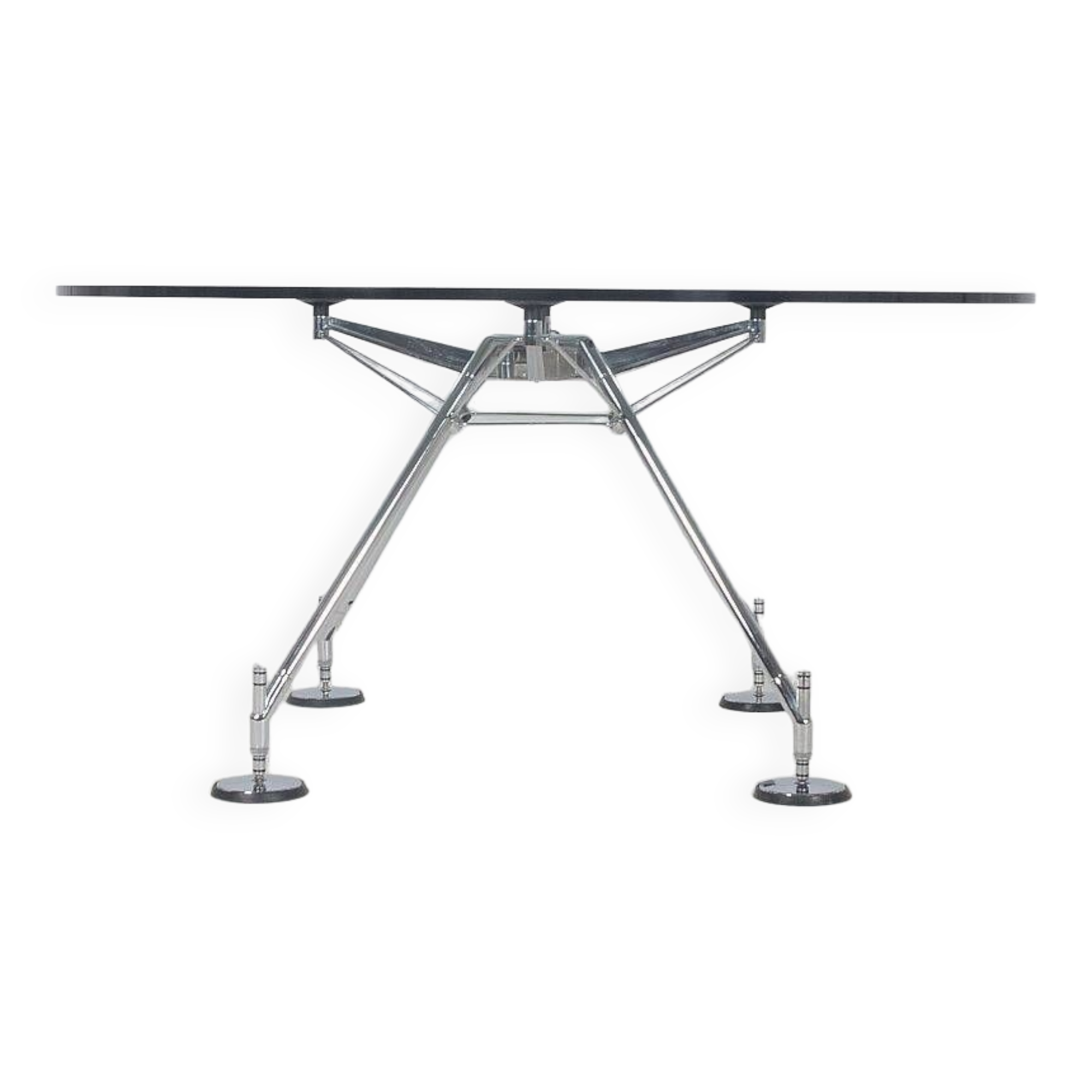Dining table 'Nomos' designed by Sir Norman Foster for Tecno, 1987