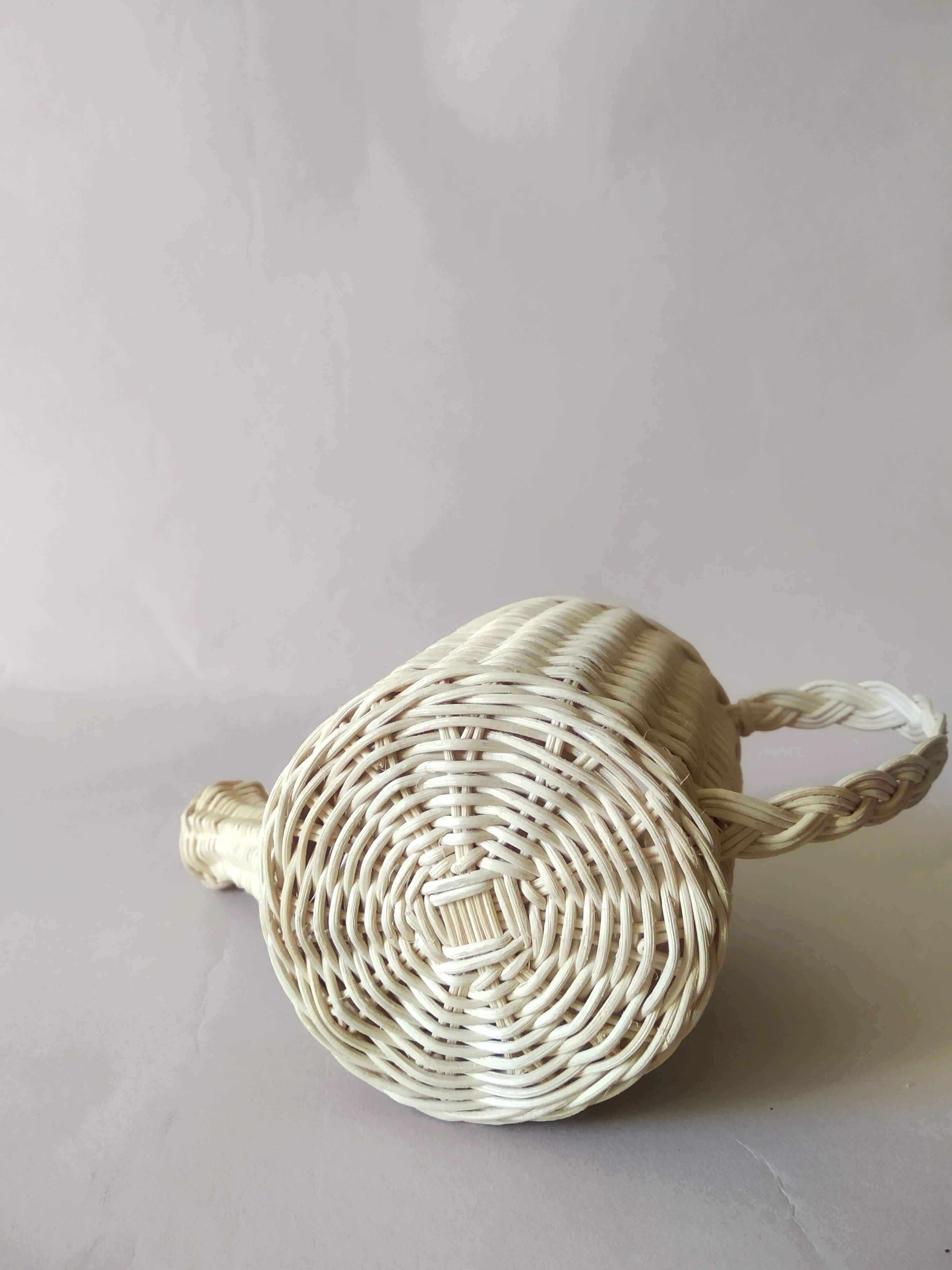 Miniature rattan watering can
