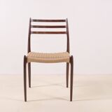 1x Niels Møller Chair Model 78 in Rosewood, 1960s Denmark