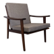 Scandinavian style armchair in teak, Eastern Europe around 1950.