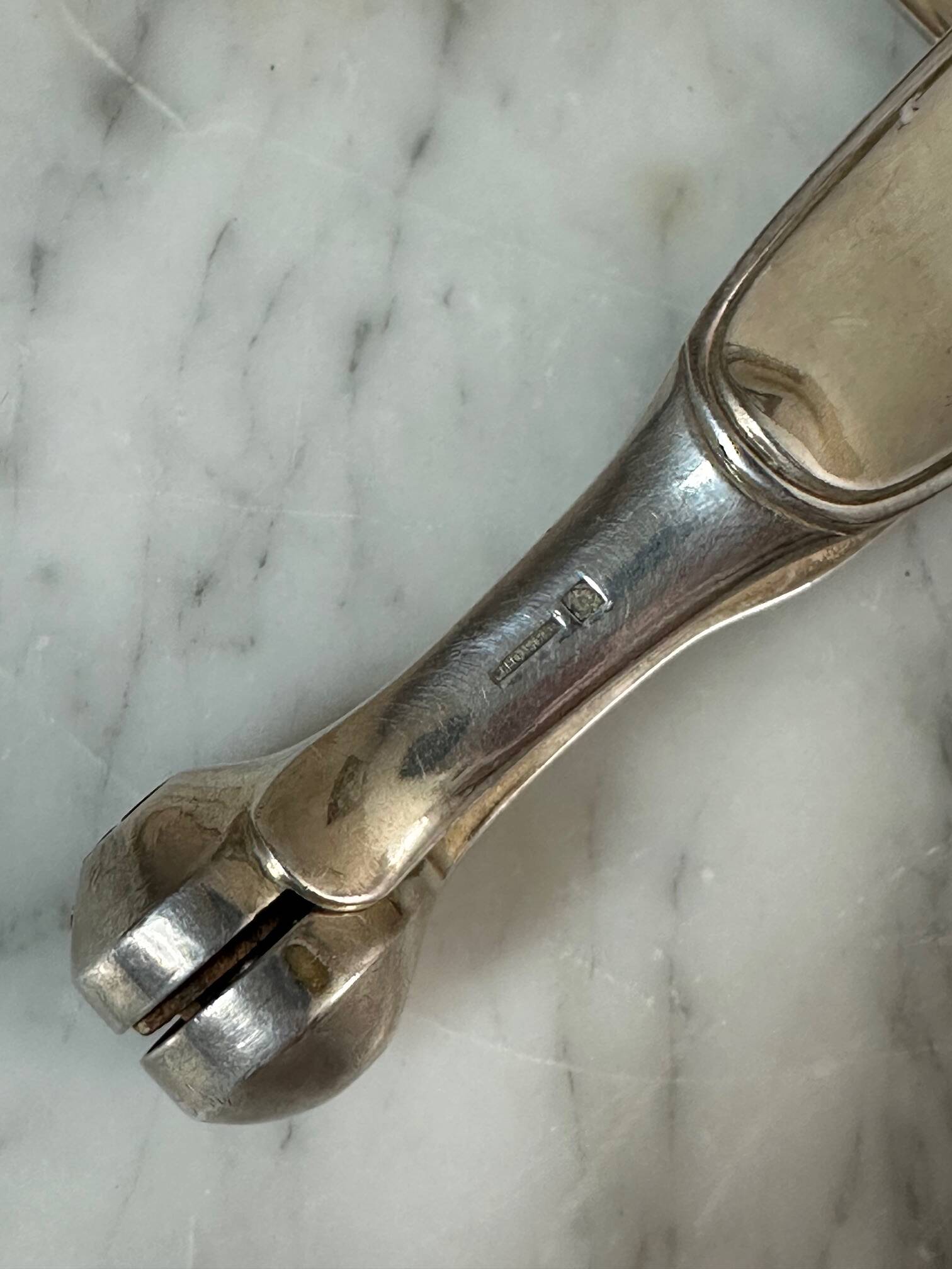 Christofle asparagus tongs