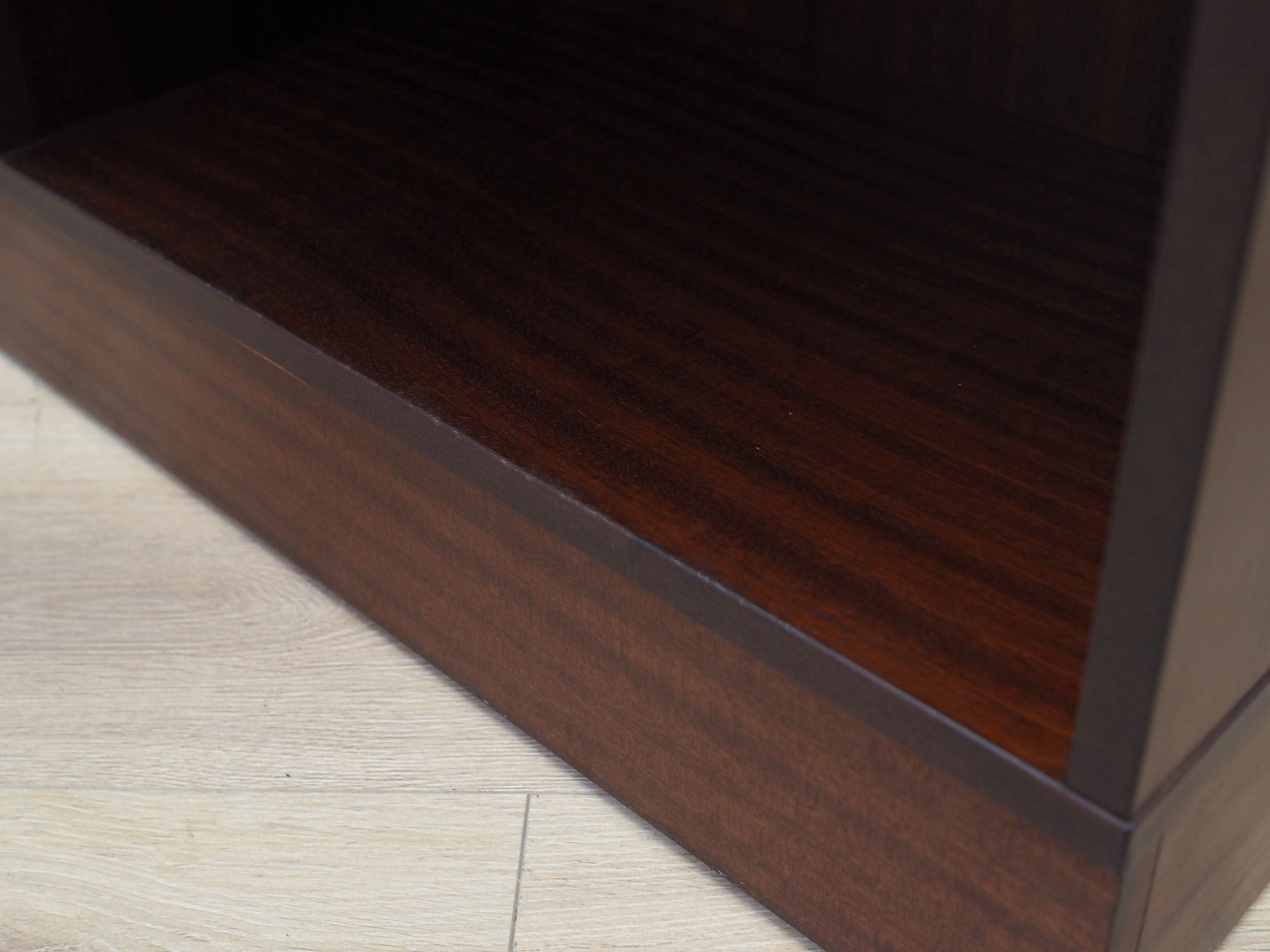 Mahogany bookcase, Danish design, 70's, production: Denmark