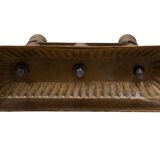 Antique Brass Fireplace Tools 19th Century