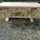 Monastery-style dining table
