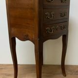 Louis XV style bedside in walnut