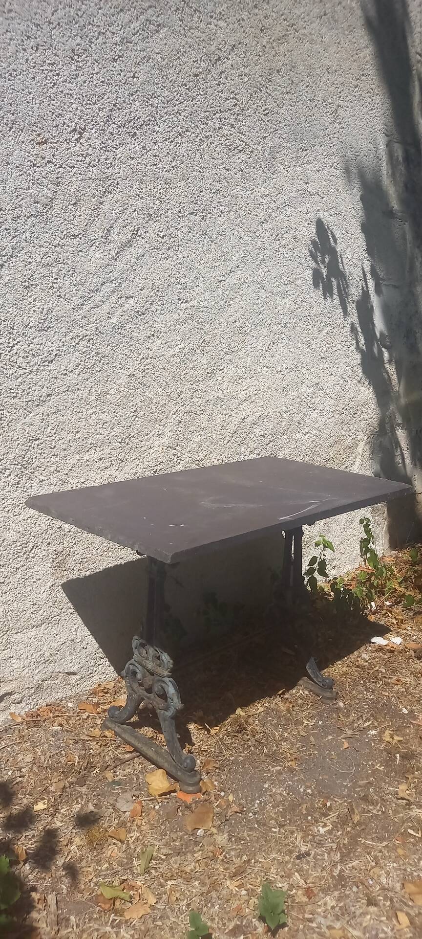 Bistro table slate top