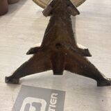 Round table with cast iron stand