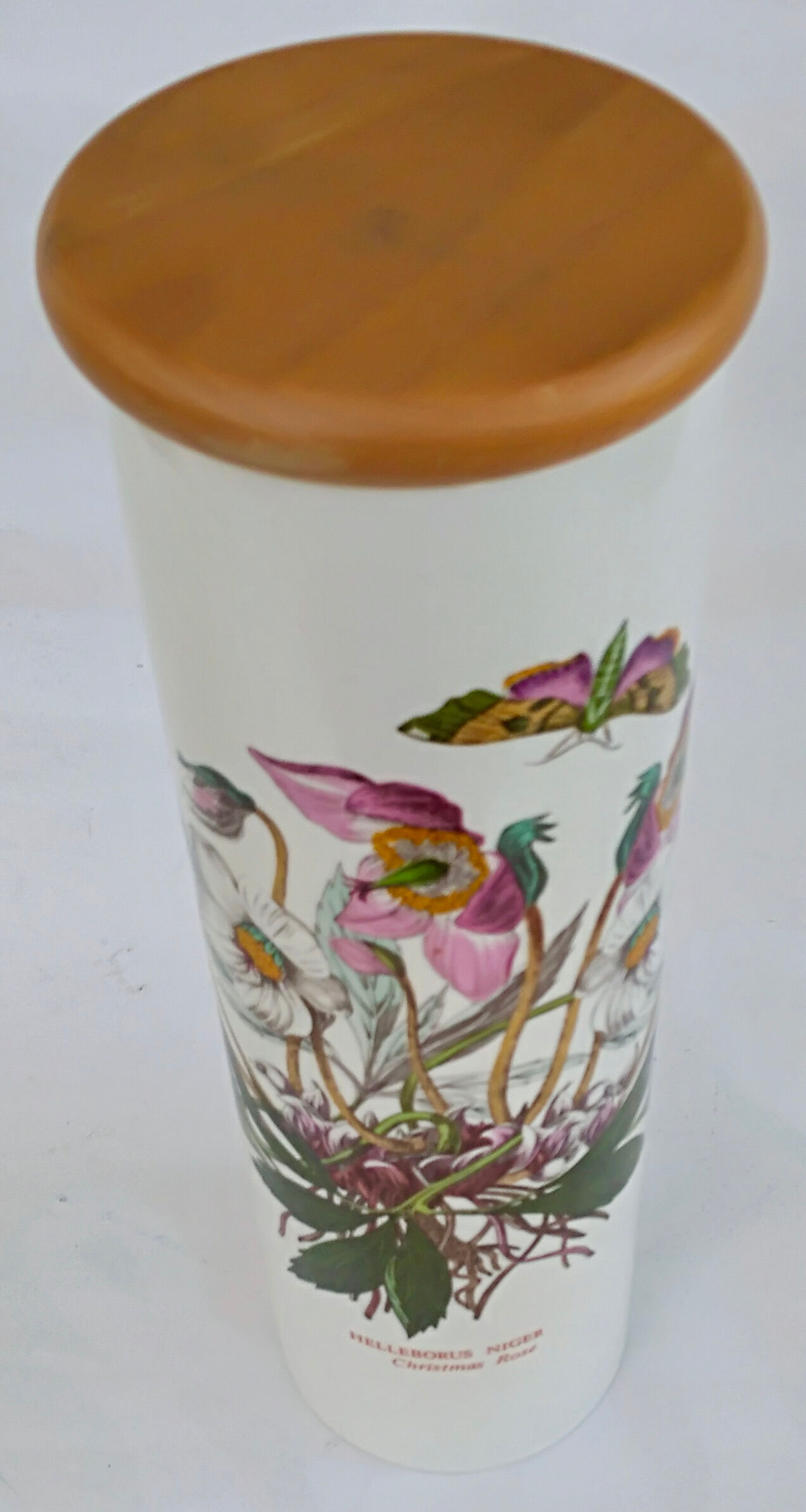 Spaghetti pot earthenware Portmeirion made in England décor Botanic Garden