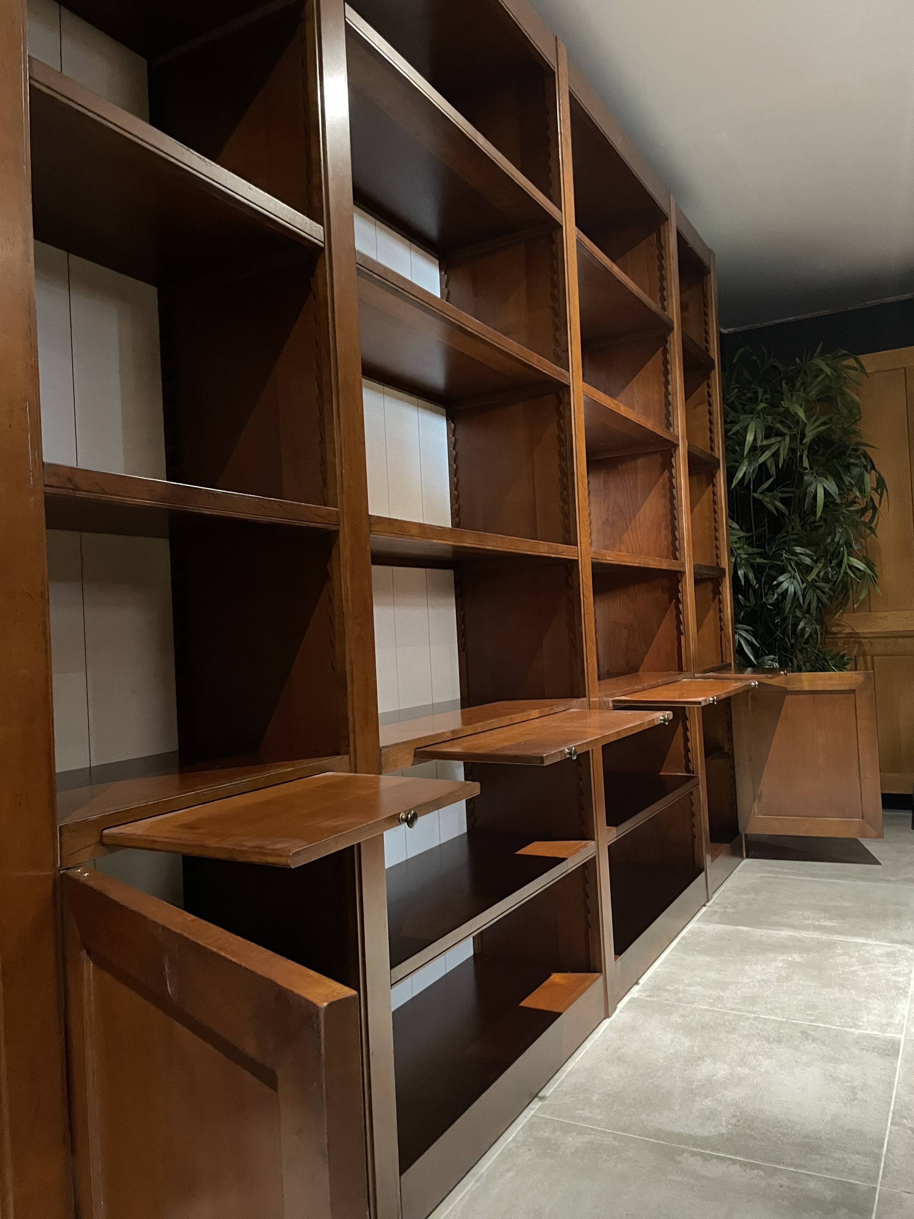 Roche bobois library folio solid cherry + delivery and assembly