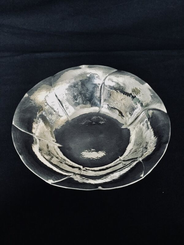 Coupe en argent martelée hollandaise