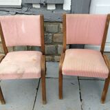 Pair of bridge chairs