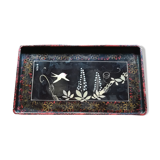Lacquered wooden tray