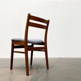 Set of chairs with a minimalist pattern, 1960s