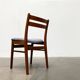 Set of chairs with a minimalist pattern, 1960s