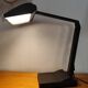Work lamp, adjustable swivel desk lamp by Waldmann, Germany, 1970s.