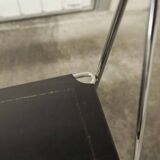 Set of 3 minimalist X line chairs by Niels Jorgen Haugesen for Hybodan