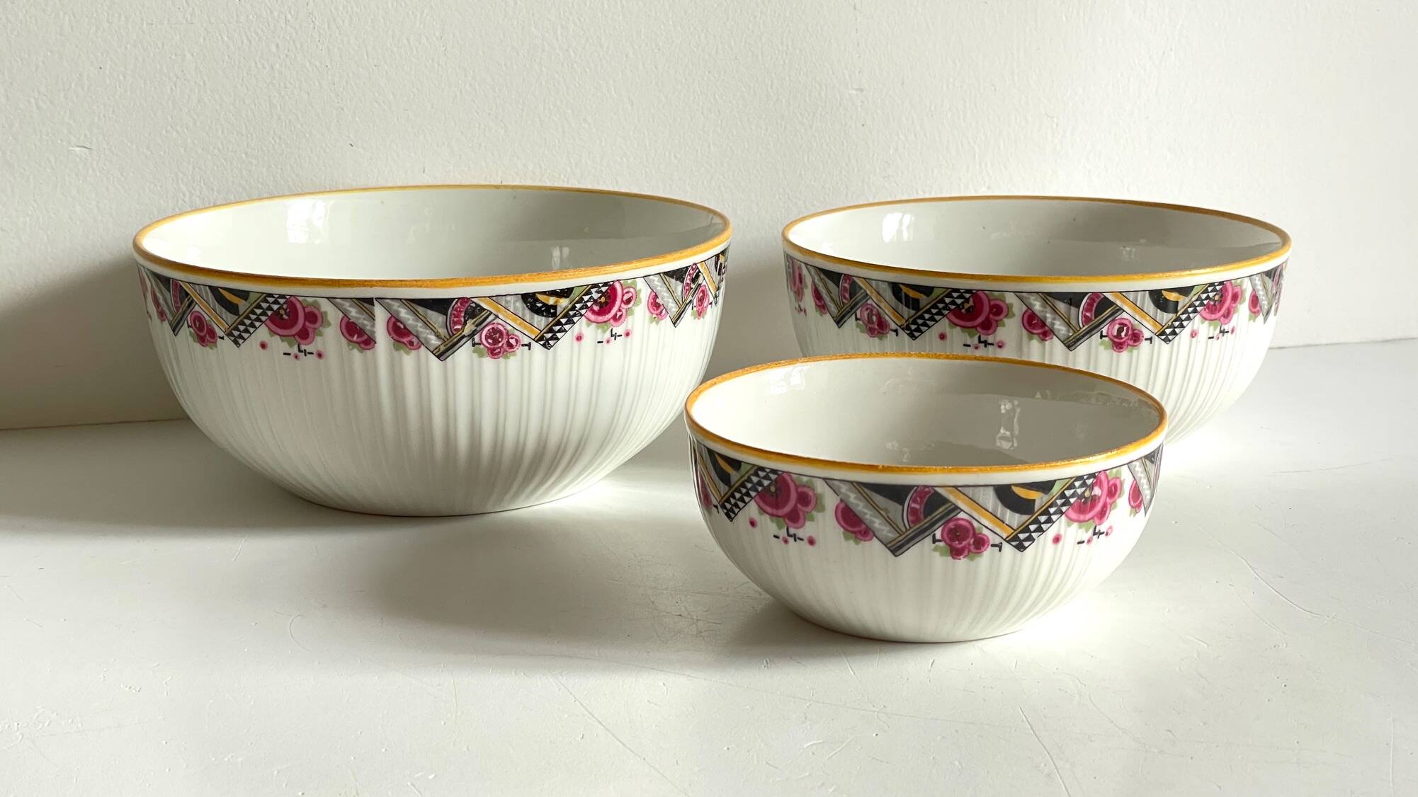 Saladiers mehun decor art deco