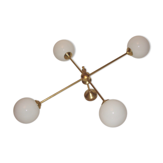 Minimalist chandelier, 1960s
