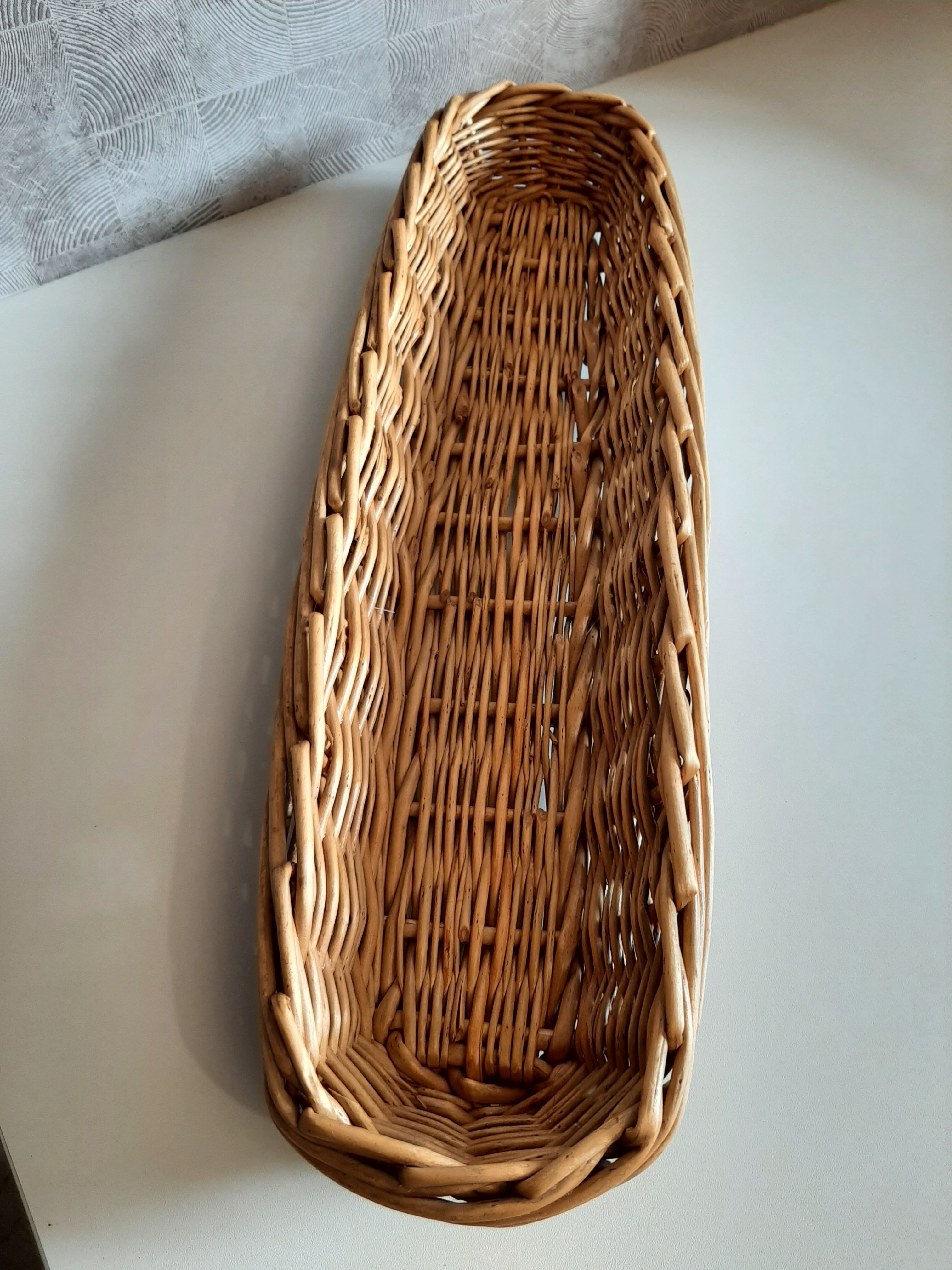Wicker baker's panière from Villaines les rochers