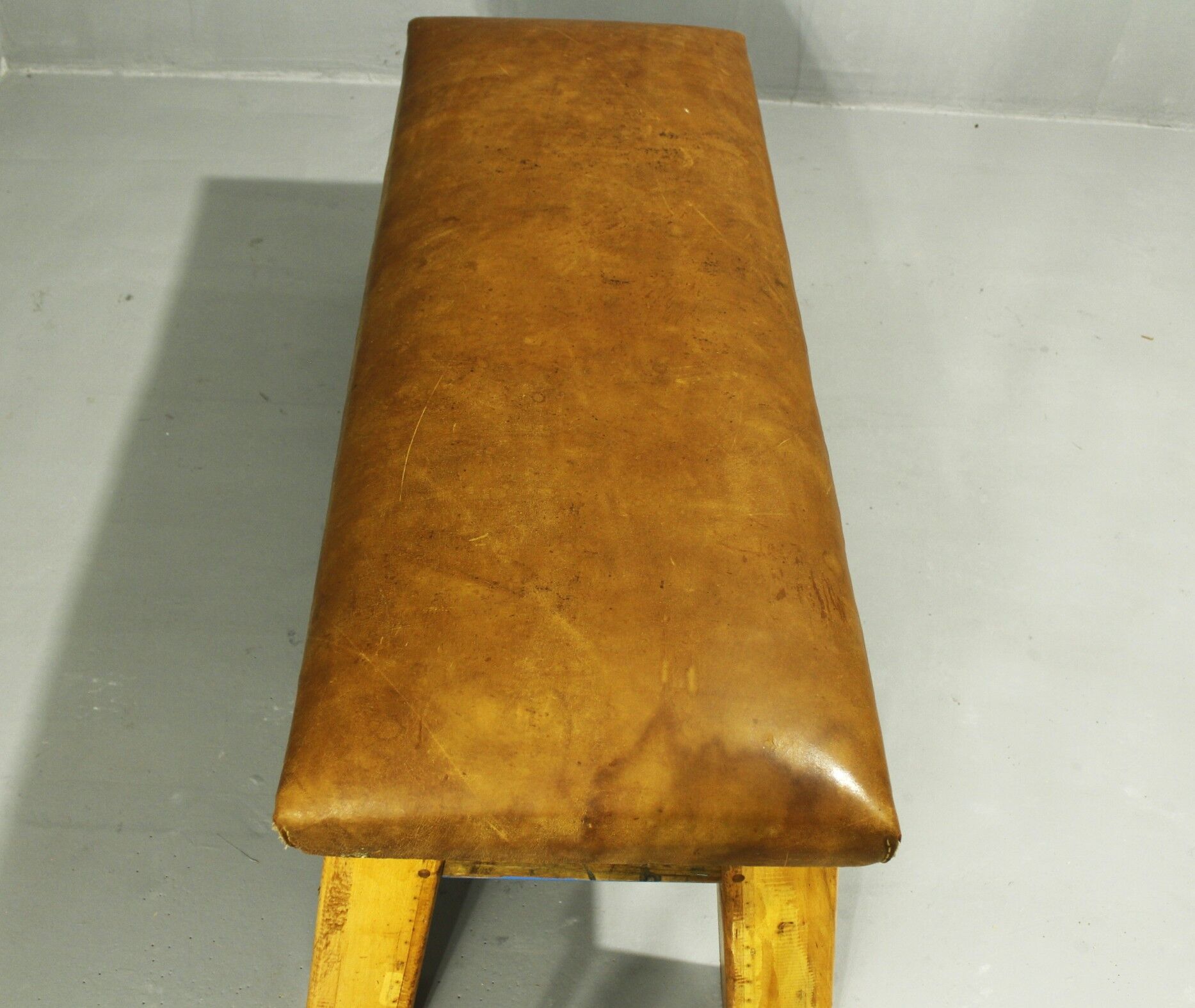Leather Bench, 1950s II