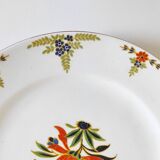 Plate with colorful flowers Onnaing