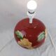 Ceramic lamp Louis Drimmer Red with Althea Vintage