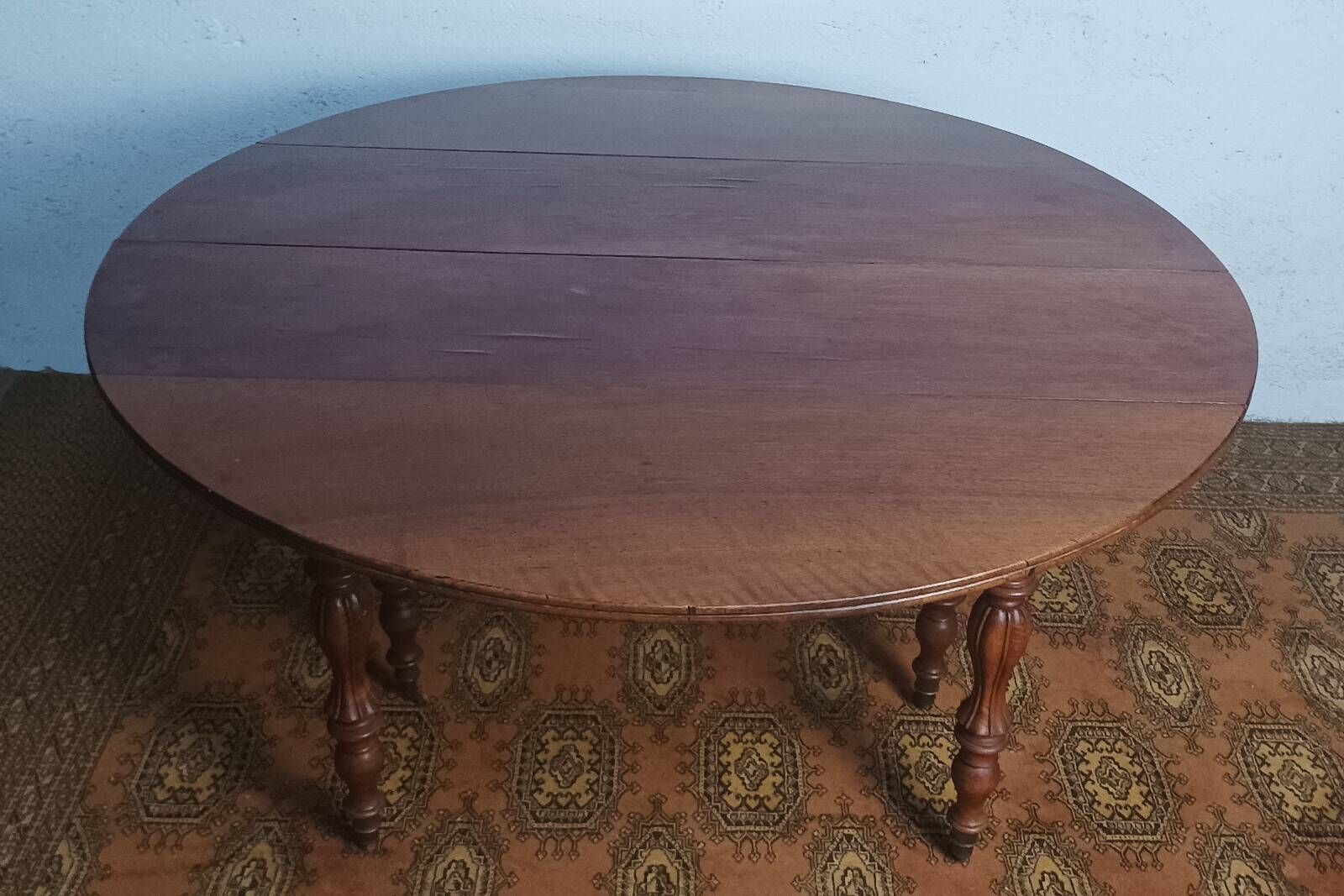 Louis Philippe period walnut table