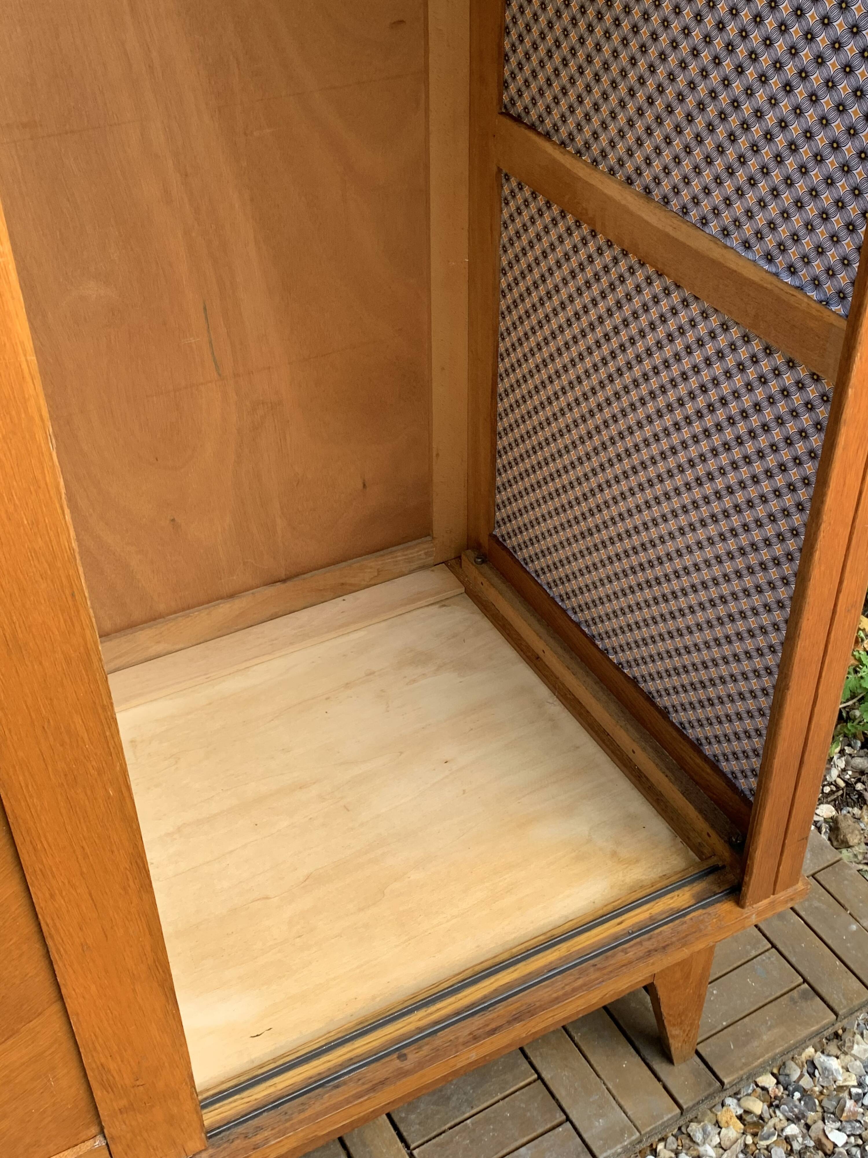 Vintage wardrobe compass feet wardrobe 1950