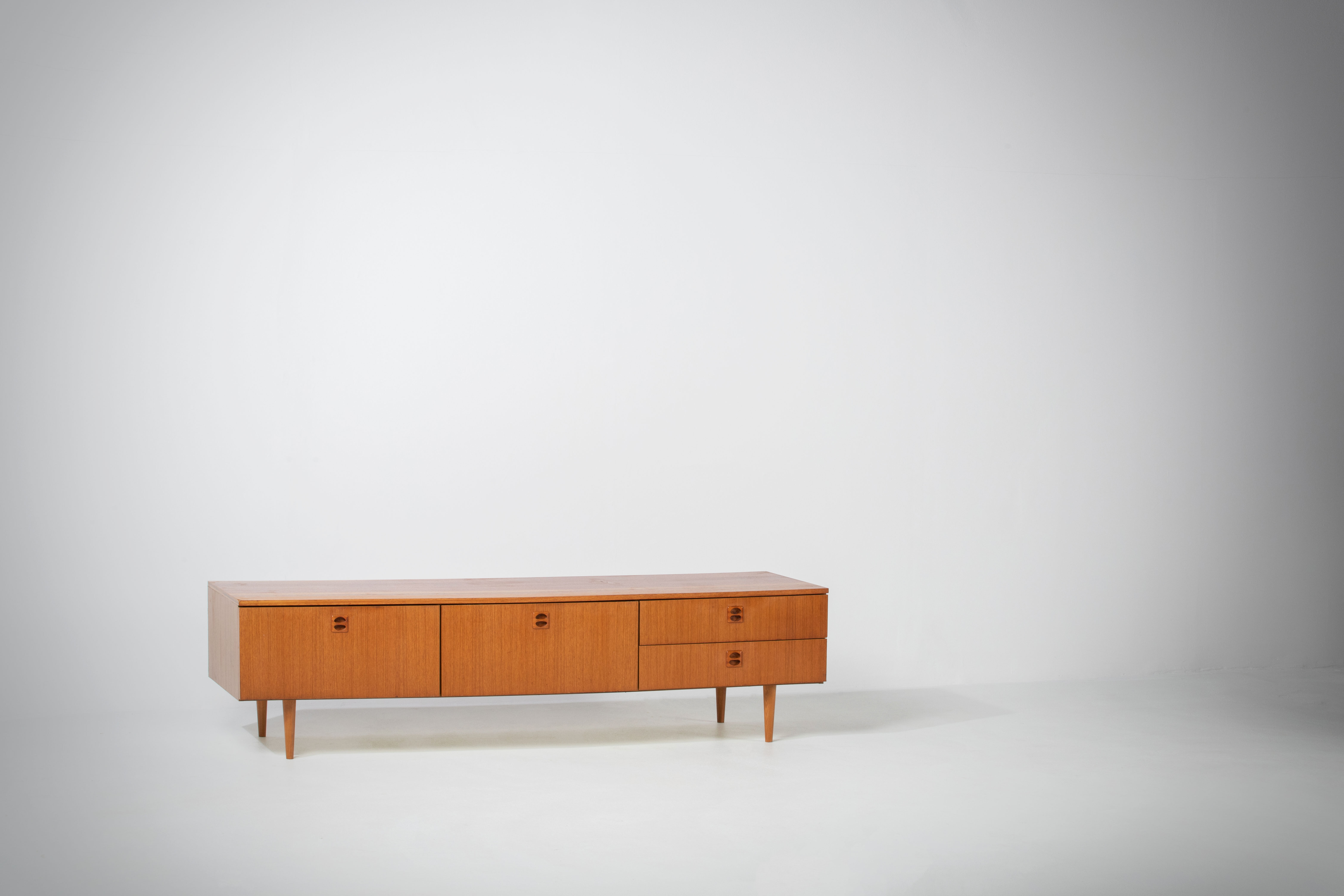 Scandinavian vintage teak sideboard