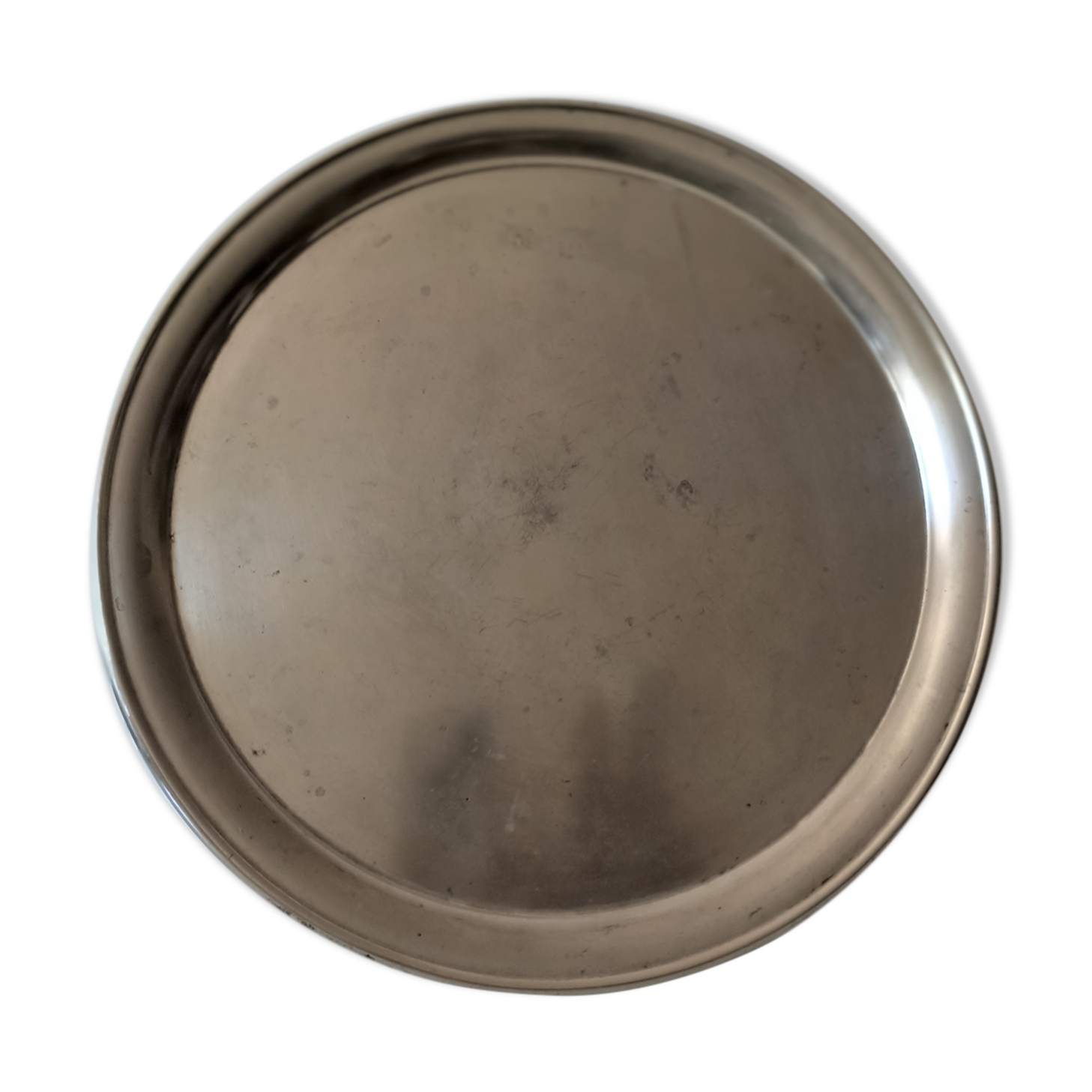 Authentic tin plated brass brewery tray