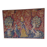 wool tapestry the lady and the unicorn